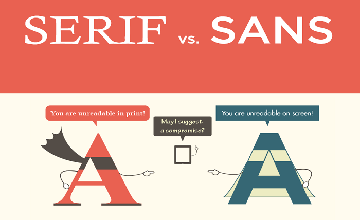Exploring The Difference Between Serif And Sans Serif Fonts In Print And Digital Media